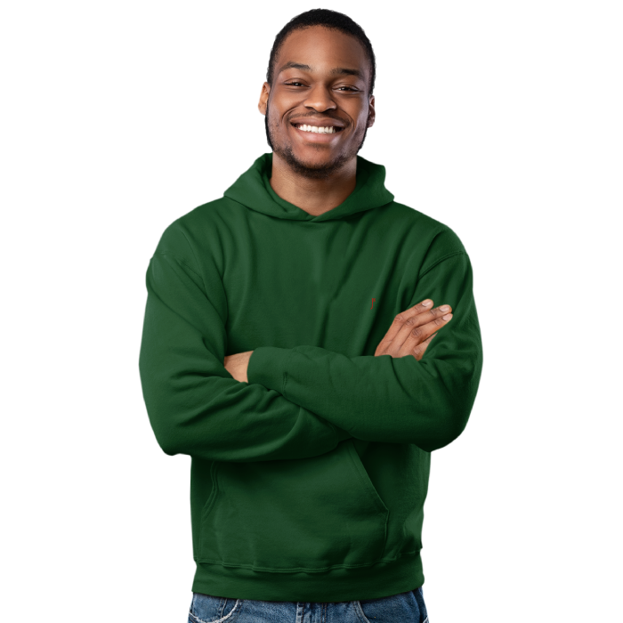 Plain Dark Green Hoodie for Men The Jabro Store